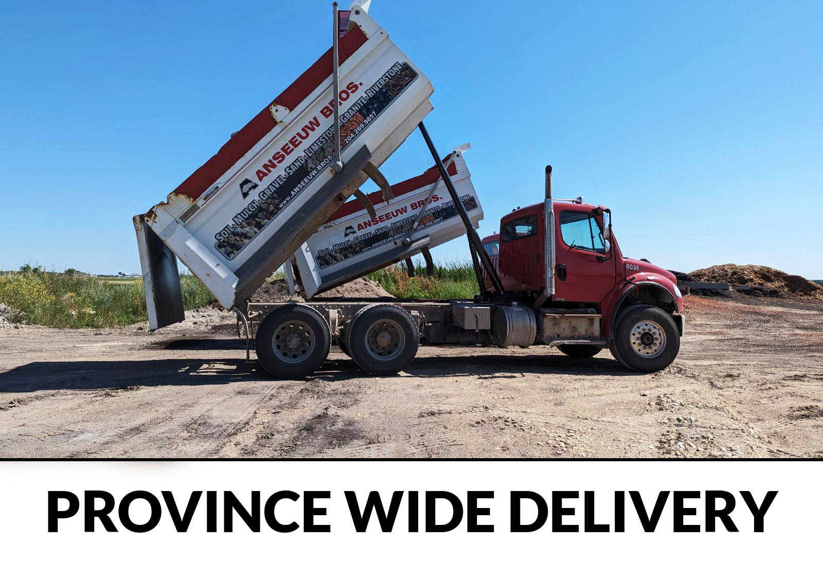 Anseeuw Bros offers free pickup for a variety of landscaping materials